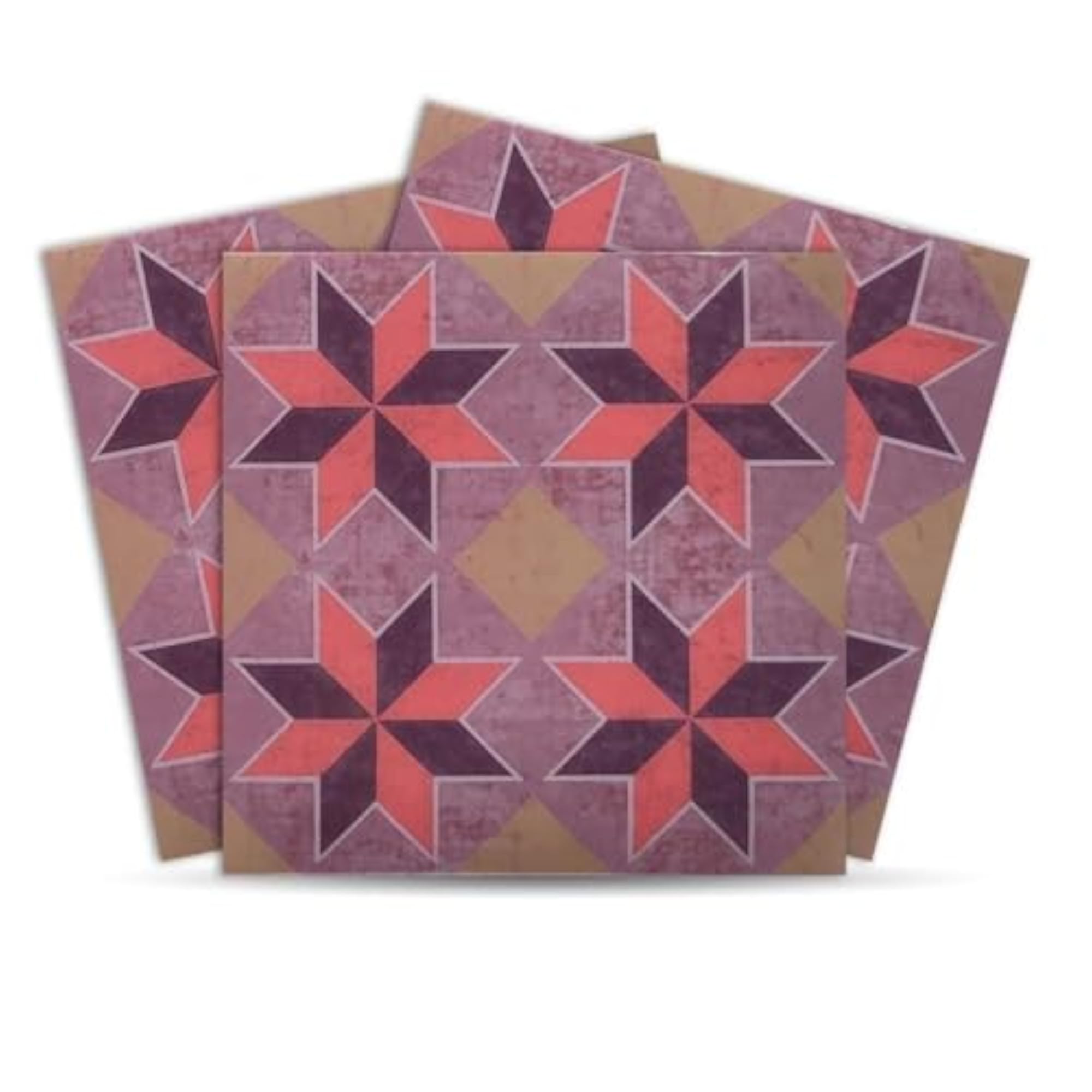 Luxury Polyurethane Peel & Stick Floor Tiles for Kitchen & Bathroom